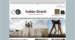 Desktop Screenshot of indian-granit.com